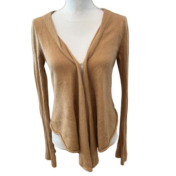 Nordstrom Cashmere Asymmetrical Hem Cardigan Sweater S - Picture 1 of 6
